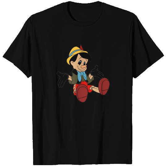 Pinocchio Shrugging His Shoulders Disney T-shirt