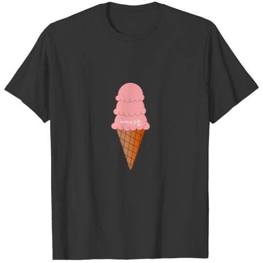 Korean strawberry Icecream T-shirt