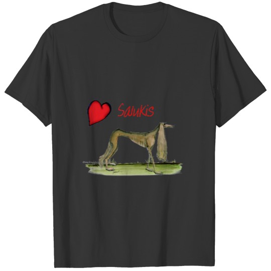 we luv salukis from Tony Fernandes T-shirt