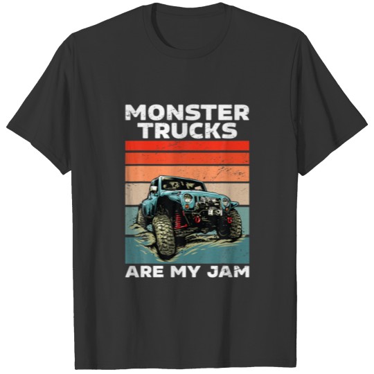 Monster Trucks Are My Passion For Retro Monster Tr T-shirt