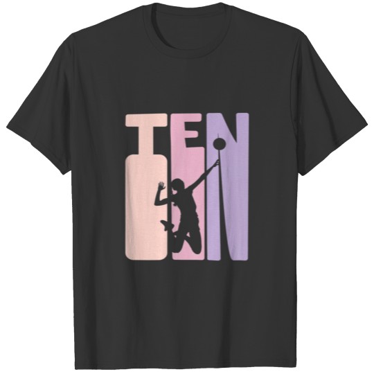 10Th Birthday Gift Volleyball Retro Beachvolleybal T-shirt