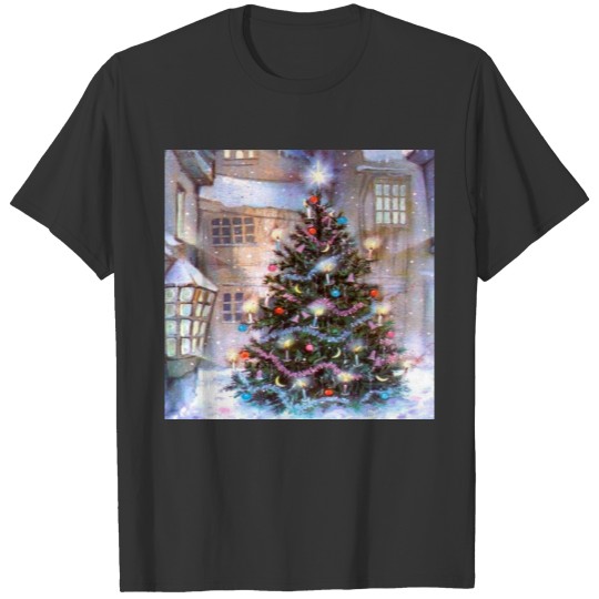 Christmas Tree Vintage Polo T-shirt