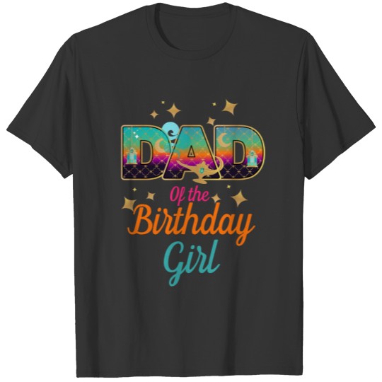 Arabian Night Genie Dad Birthday T-shirt