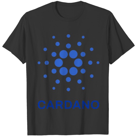 Cardano Logo w/Text Below T-shirt