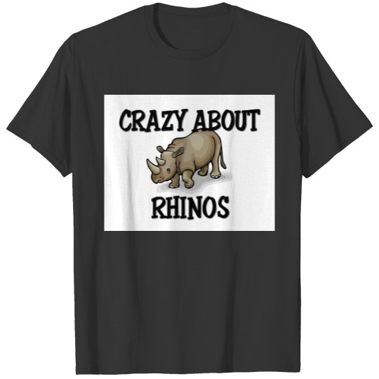 Crazy About Rhinos T-shirt