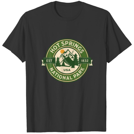 Hot Springs National Park Arkansas Hike Camp Outdo T-shirt