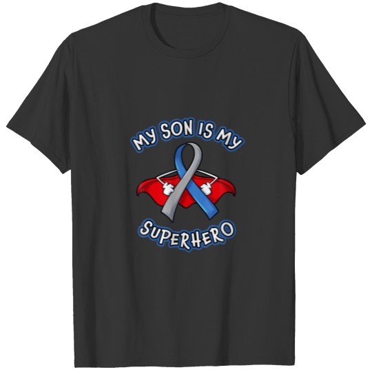 Type 1 Diabetes Son Is My Superhero Awareness T1D T-shirt