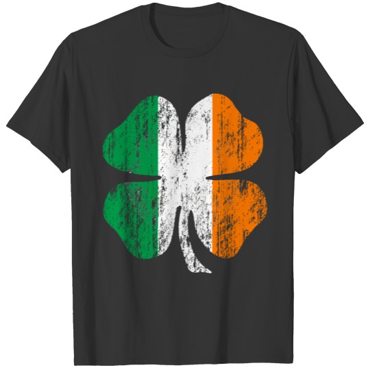 Distressed 'Luck Of The Irish' Shamrock T-shirt