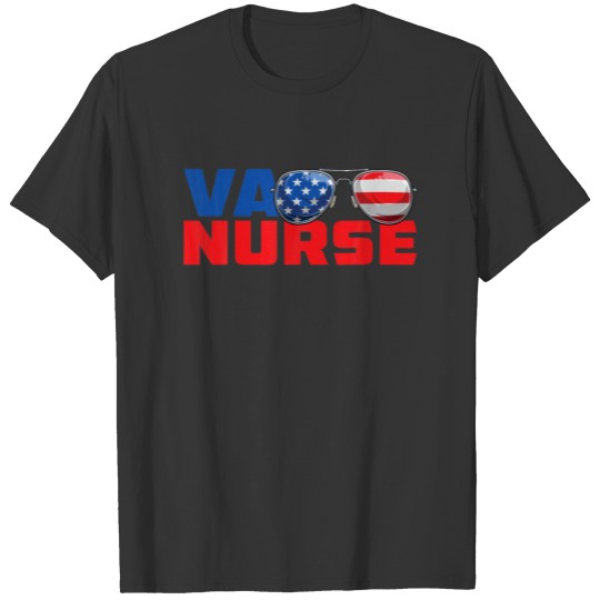 VA Nurse Real American Hero 4Th Of July US Patriot T-shirt