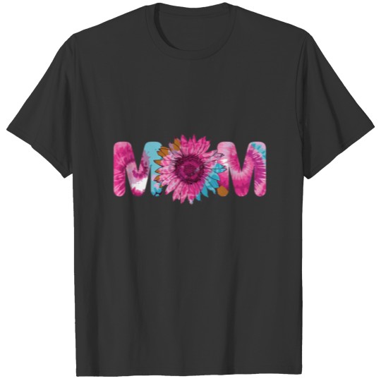 Mom Sunflower tie dye T-shirt