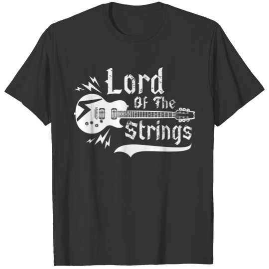 Lord Of The Strings Guitar Music T-shirt