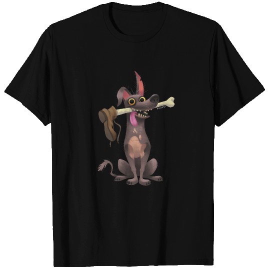 Disney Pixar Coco | Dante | Funny Bone with Shoe T-shirt