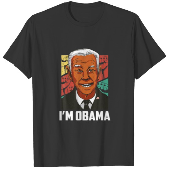 Junenth Confused Black Biden I'm Obama Dad Fathers T-shirt