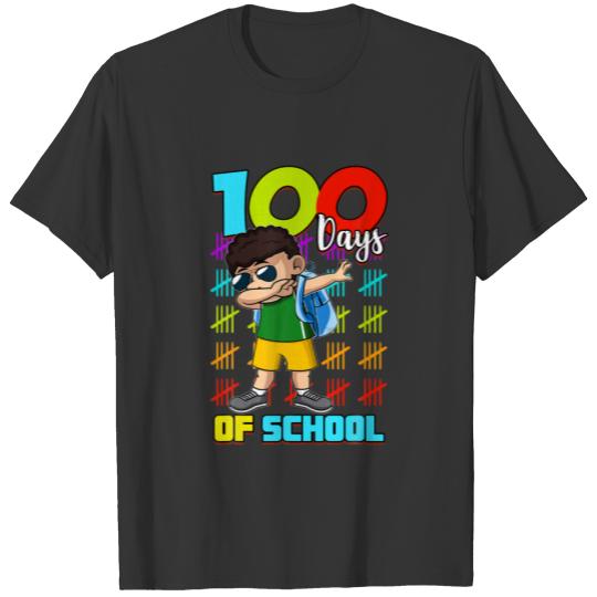 100 Days Of School Boys 100 Days Smarter 100Th Day T-shirt