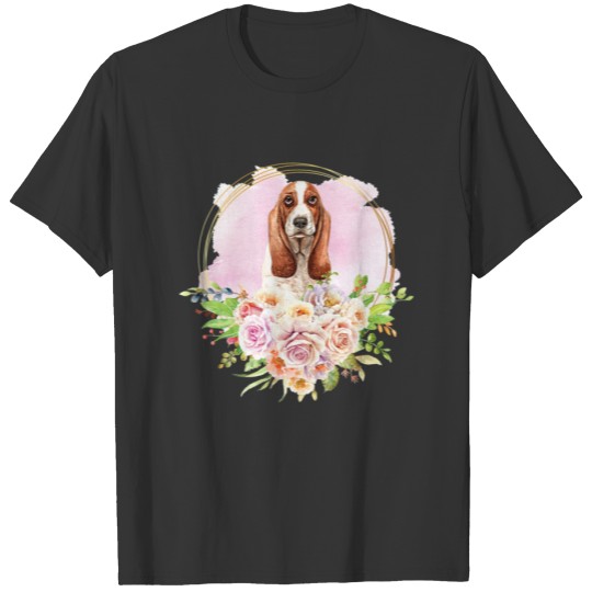 Cute Dog Basset Hound T-shirt
