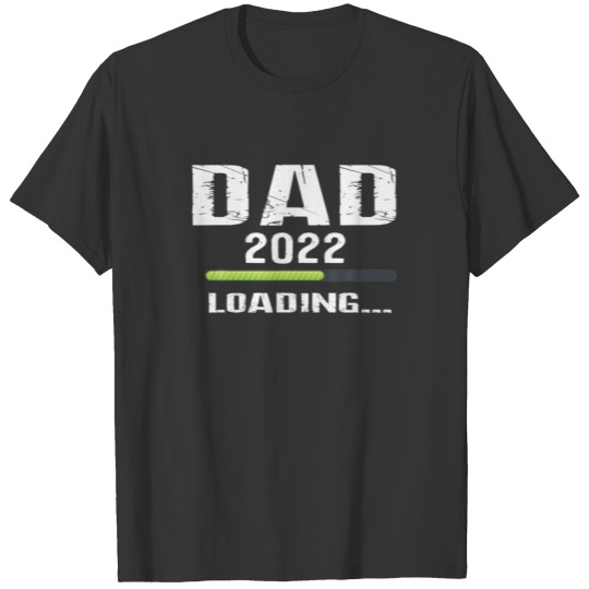 Mens Dad To Be Loading Please Wait Promoted To T-shirt