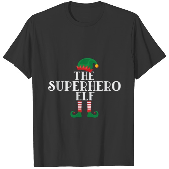 Funny Superhero Elf Sweat T-shirt