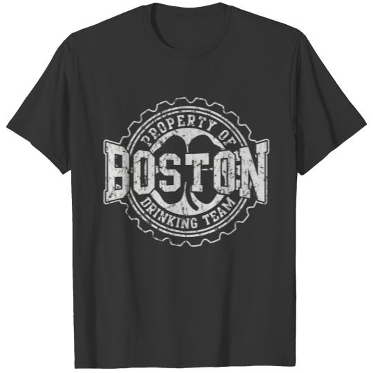 Boston Irish Drinking Team Bottle Cap T-shirt