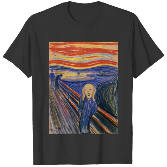 The Scream (pastel 1895) High Quality T-shirt