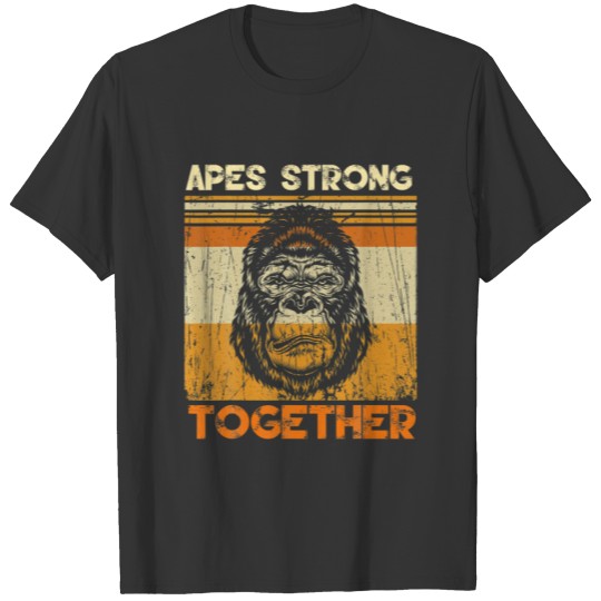 Apes Strong Together - Stonks Only Up HODL Funny W T-shirt