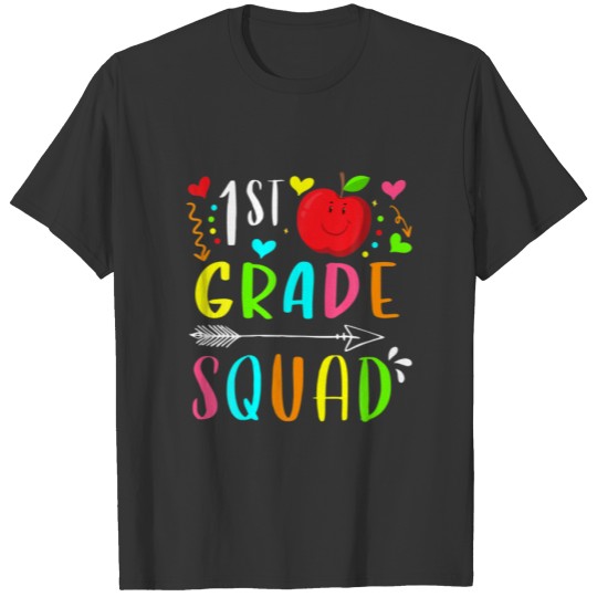 Awesome 1St First Grade Squad Cute Back To School T-shirt