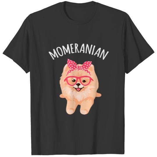 Funny Pom Pomeranian Mom Gift For Wo T-shirt