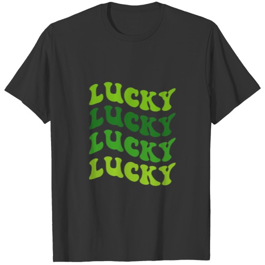 Lucky Retro St. Patrick's Day T-shirt