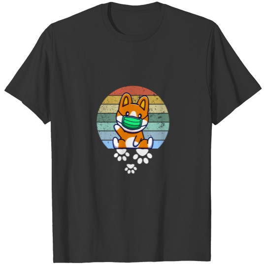 Cat Wear Mask T-shirt