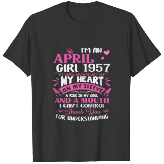 I'm An April Girl 1939 83Rd Birthday T-shirt