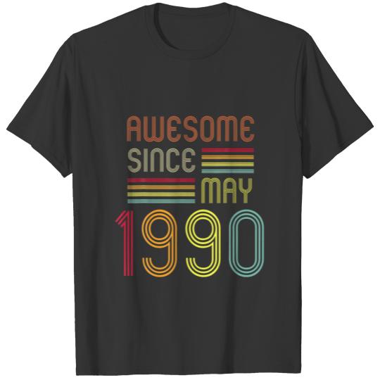 32 Year Old Awesome Since May 1990 Gifts 50Th Birt T-shirt