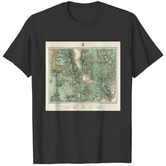 Land Classification Map of Nevada T-shirt