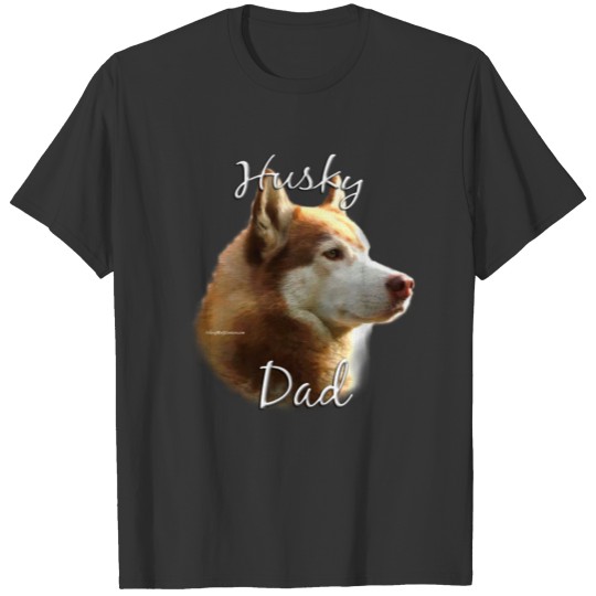 Siberian Husky (red) Dad 2 T-shirt