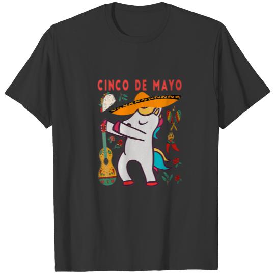 Cinco De Mayo Unicorn Mexican Fiesta Party Pinata T-shirt