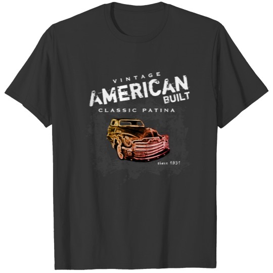 Vintage American Built Classic Patina 50's Truck T-shirt