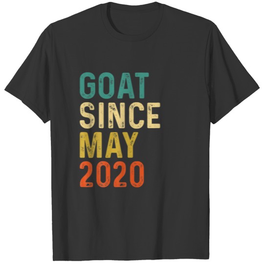 2Nd Birthday 2 Years Old GOAT Since May 2020 T-shirt