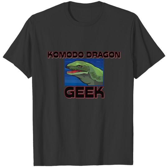 Komodo Dragon Geek T-shirt