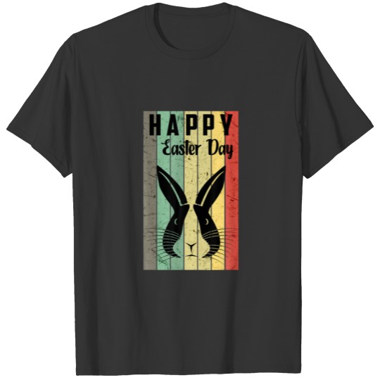 Retro Vintage Silly Bunny Rabbit Easter Is For Jes T-shirt
