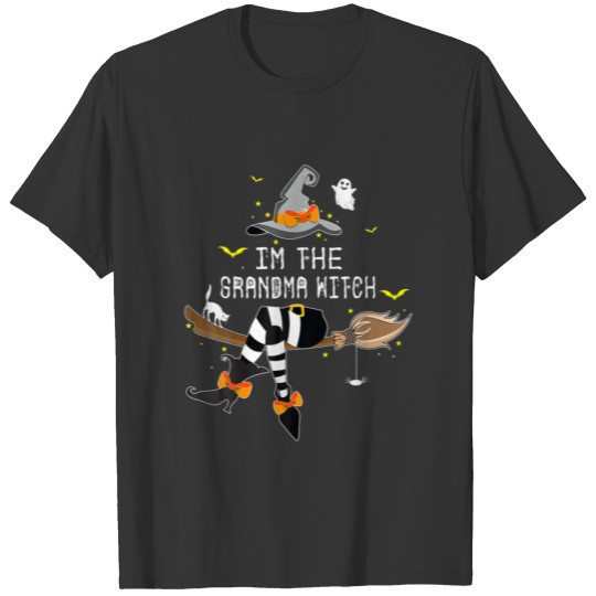 Funny I'm The Grandma Witch Halloween Costume T-shirt