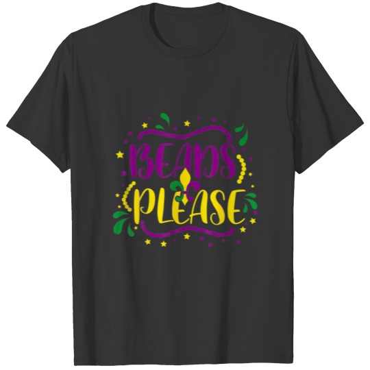 Beads Mardi Gras 2022 Parade Party Masquerade New T-shirt