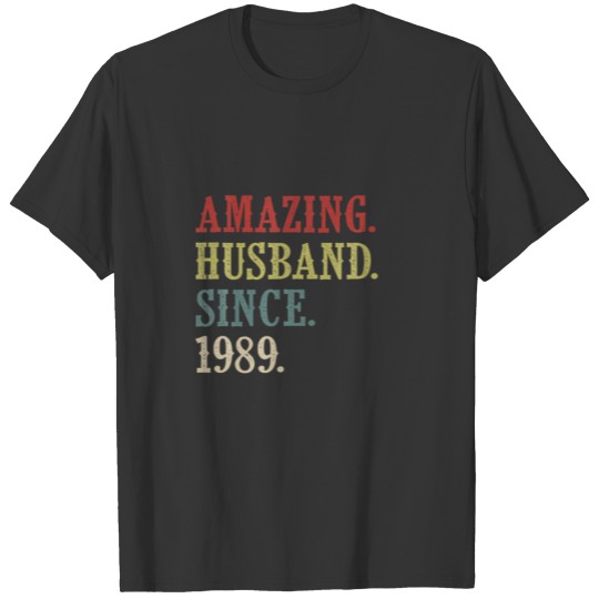 4 Wedding Aniversary Gifts Him - Amazing Husband S T-shirt