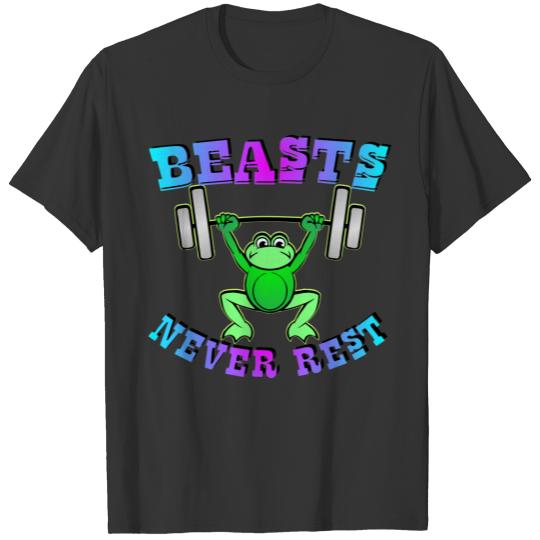 Beasts Never Rest Froggy #USAPatriotGraphics © T-shirt