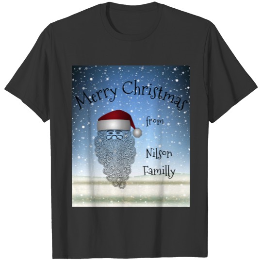 Festive Chritsmas Party Funny Cute Santa Claus T-shirt