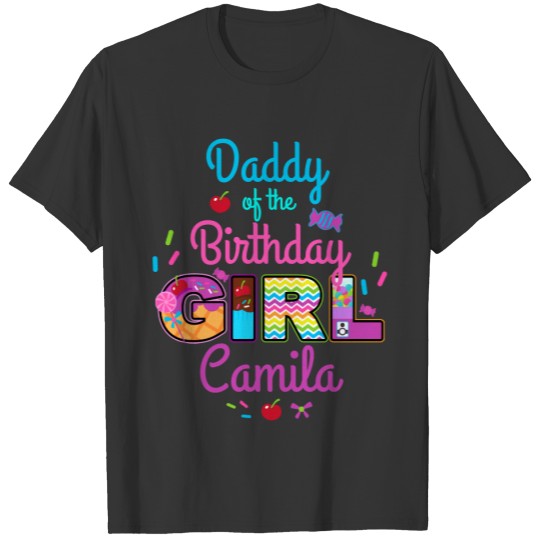 Chocolate Daddy of the Birthday Candy sweet T-shirt
