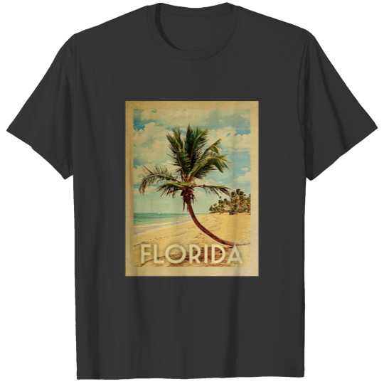 Florida Vintage Travel  - Beach T-shirt