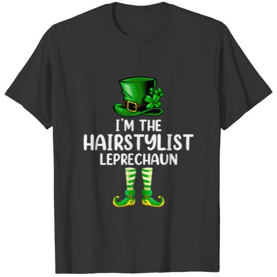 Matching Family The Hairstylist Leprechaun St Patr T-shirt