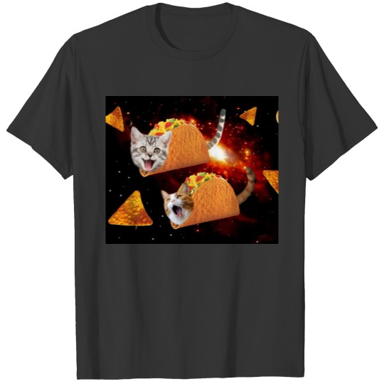 Cats inside space tacos T-shirt