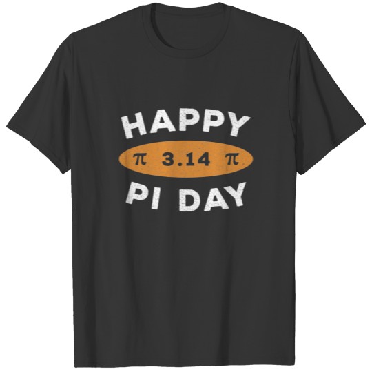 Vintage Distressed 3.14 Happy Pi Day T-shirt