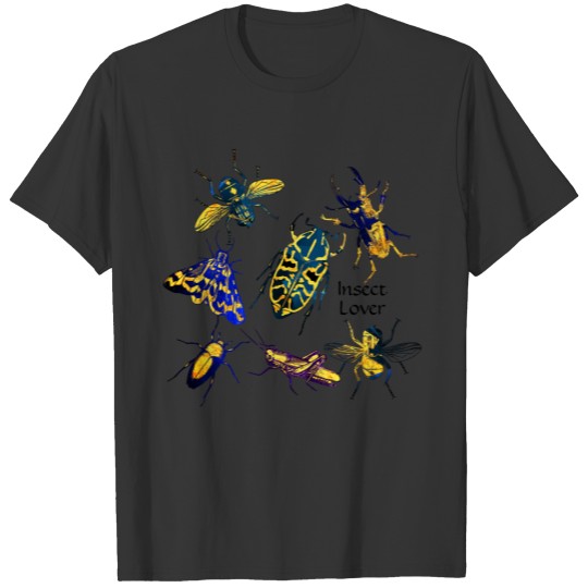 Funky Chic Elegant Entomology Insect Lover T-shirt