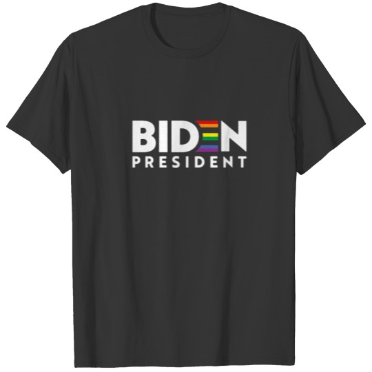 Joseph Biden For President | LGBT Gay Pride Rainbo T-shirt