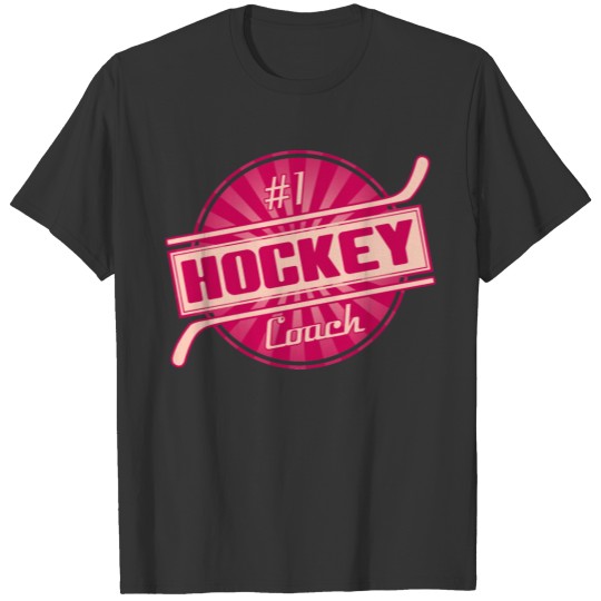 Number 1 Hockey Coach T-shirt
